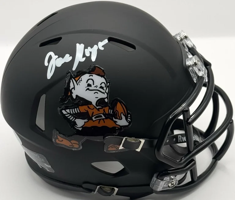 Joe Royer Signed Autographed Cleveland Browns Mini Helmet PSA/DNA COA