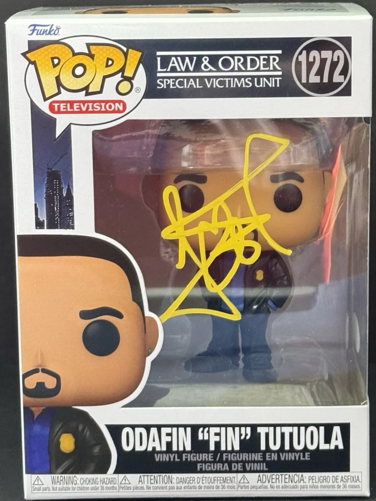 Ice T Signed Autographed Law & Order SUV Odafin “Fin” Tutuola Funko Pop JSA COA