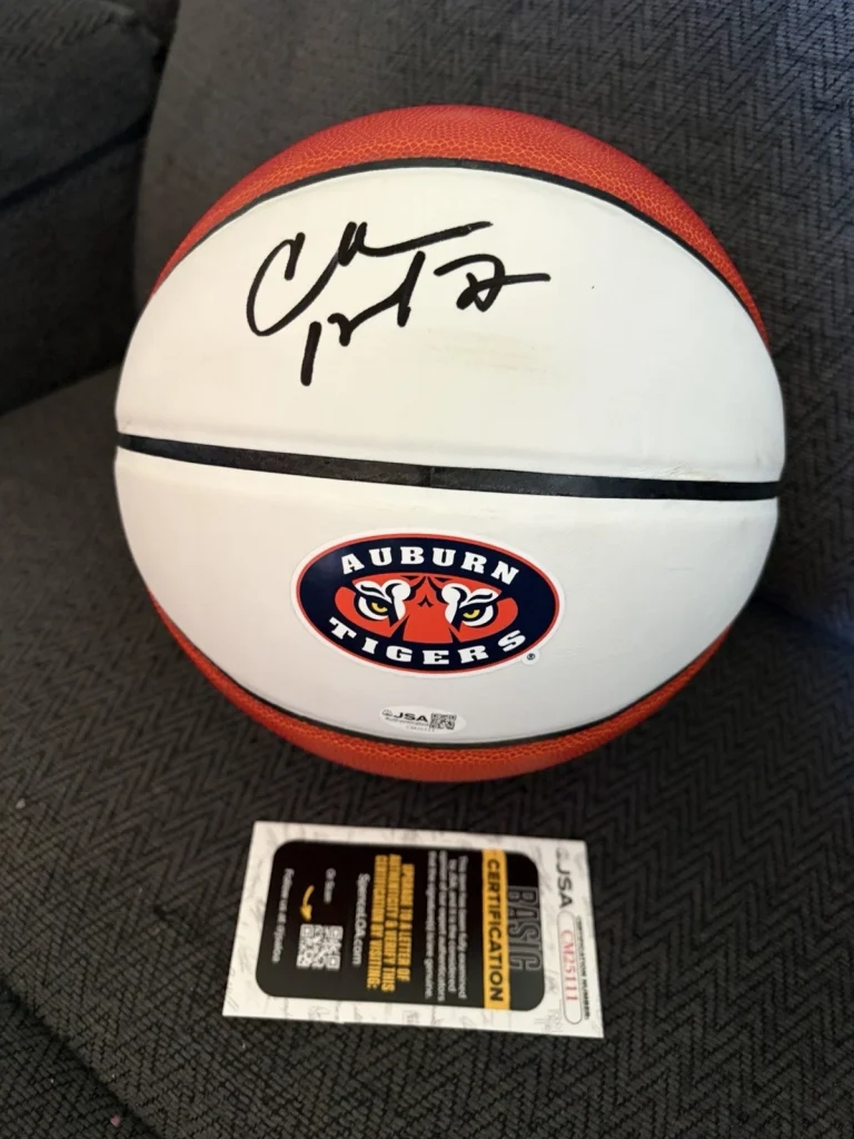 Charles Barkley Signed Auburn Tigers Basketball JSA COA Authentication