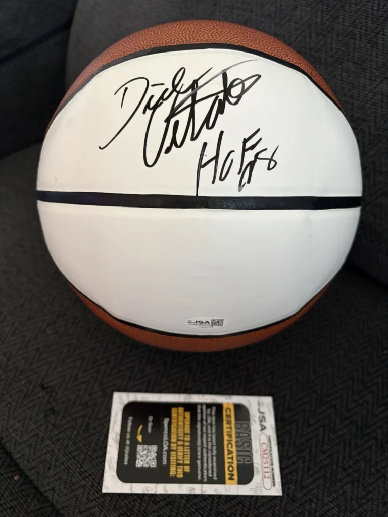 Dick Vitale Signed Basketball JSA COA Authentication ESPN Announcer HOF 2008