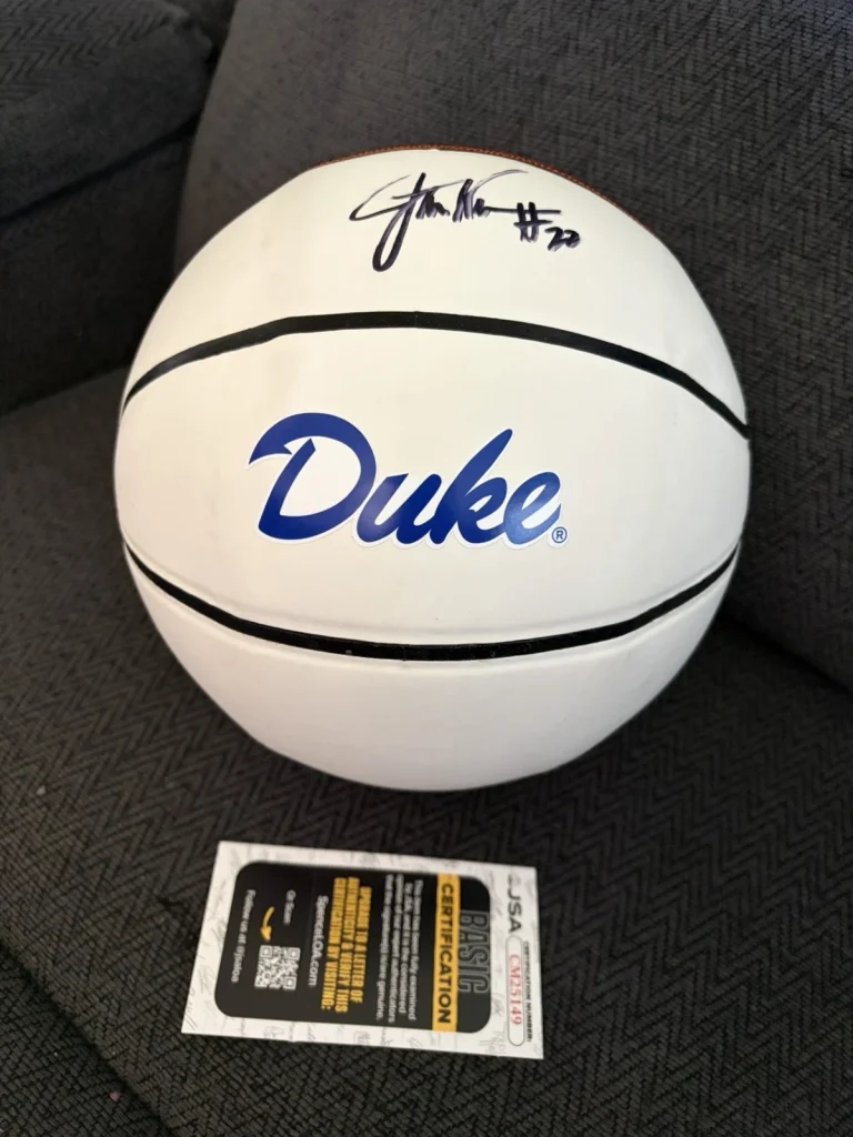 Jay Williams Signed Basketball 29.5 IU Hoosiers JSA Authentication COA Duke