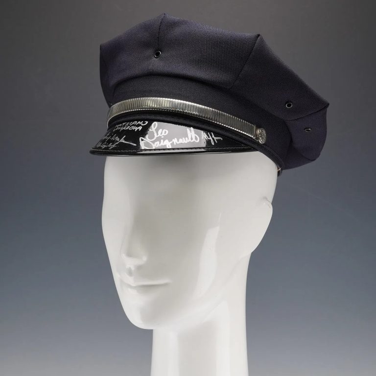 Avenue Q Broadway Cast SIGNED Police Hat Christian Anderson Leo Daignault COA