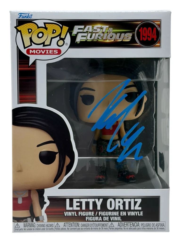 Michelle Rodriguez Signed Fast & Furious Letty Ortiz Funko Pop Autograph BAS COA