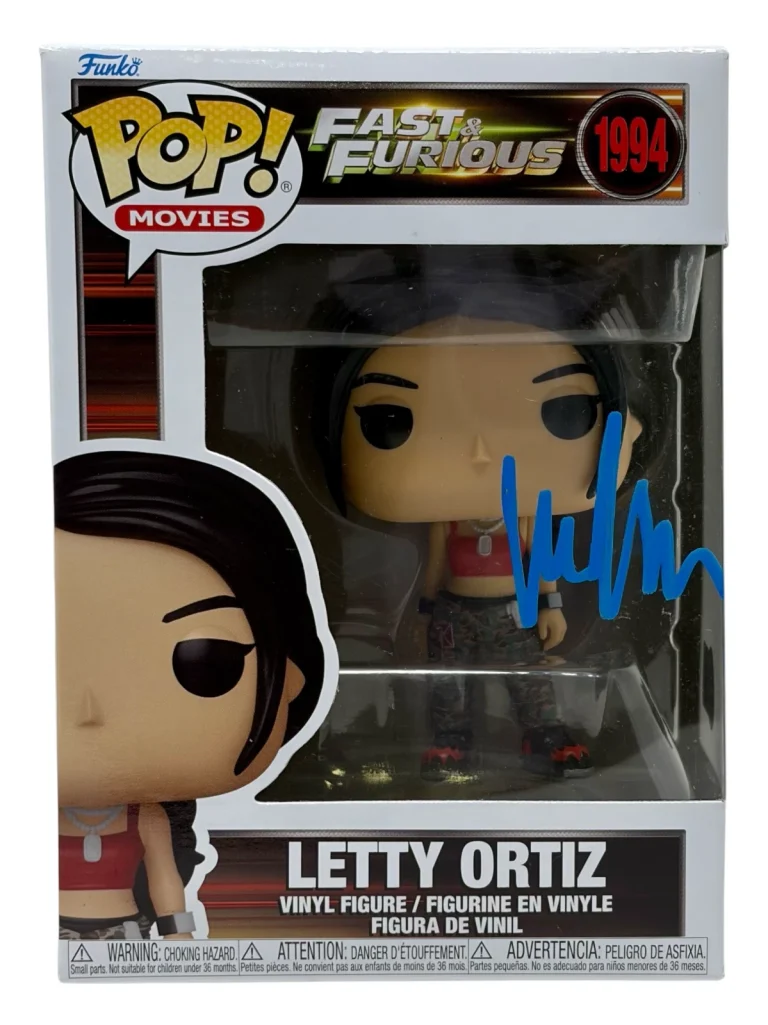 Michelle Rodriguez Signed Fast & Furious Letty Ortiz Funko Pop Autograph Beckett