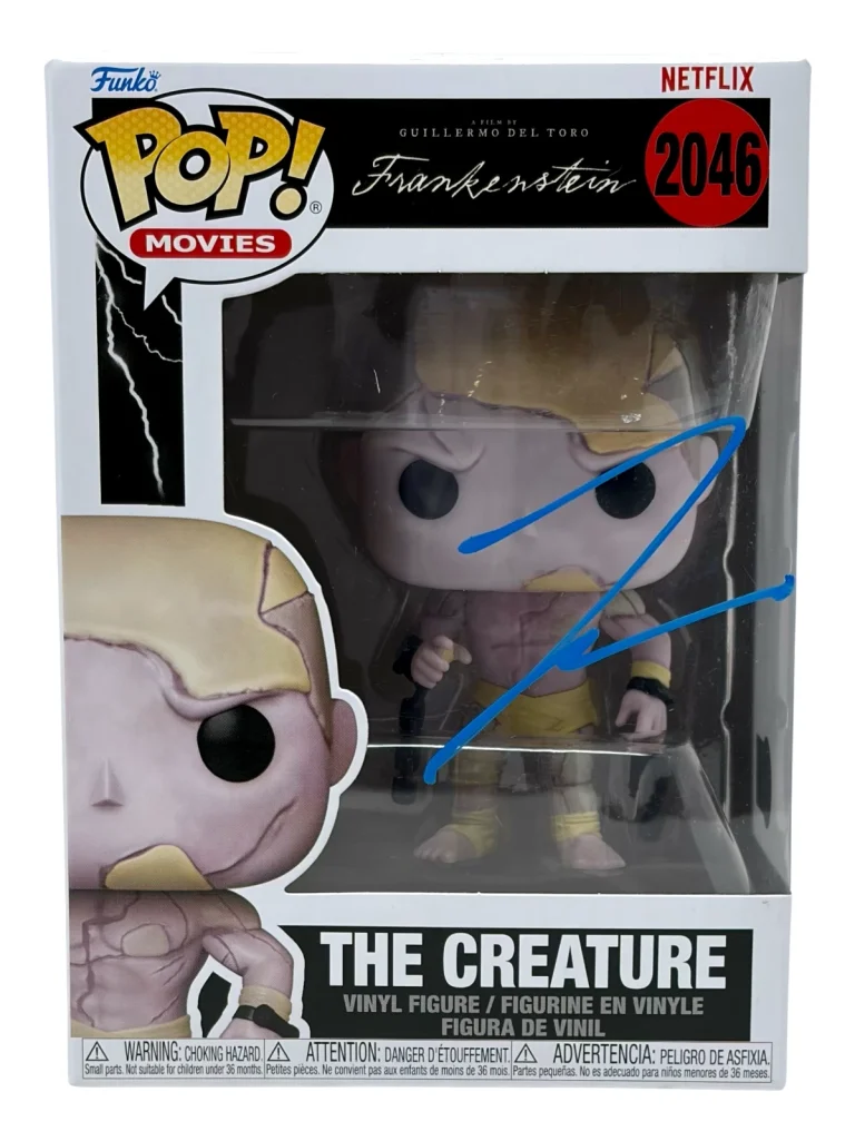 Jacob Elordi Signed Frankenstein The Creature Funko Pop 2046 Autograph Beckett