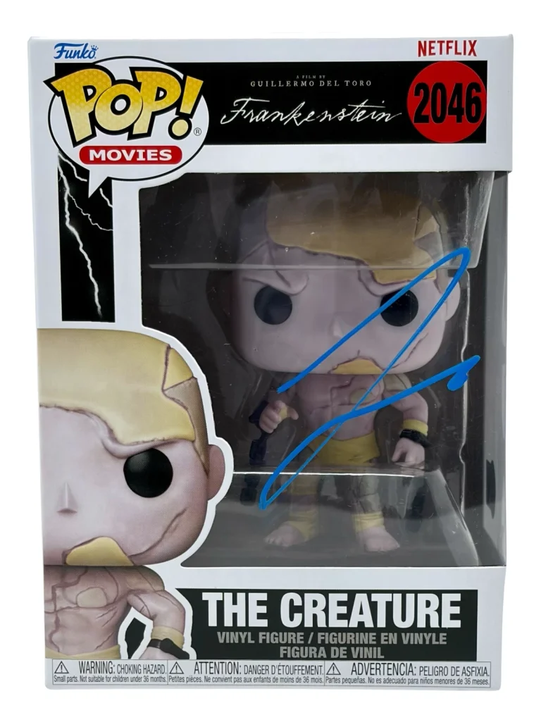 Jacob Elordi Signed Frankenstein The Creature Funko Pop 2046 Autograph Beckett
