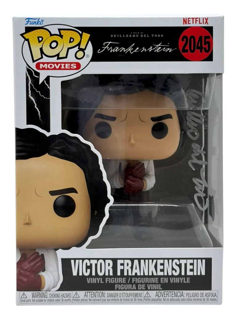 Guillermo Del Toro Signed Victor Frankenstein Funko Pop #2045 Autograph Beckett