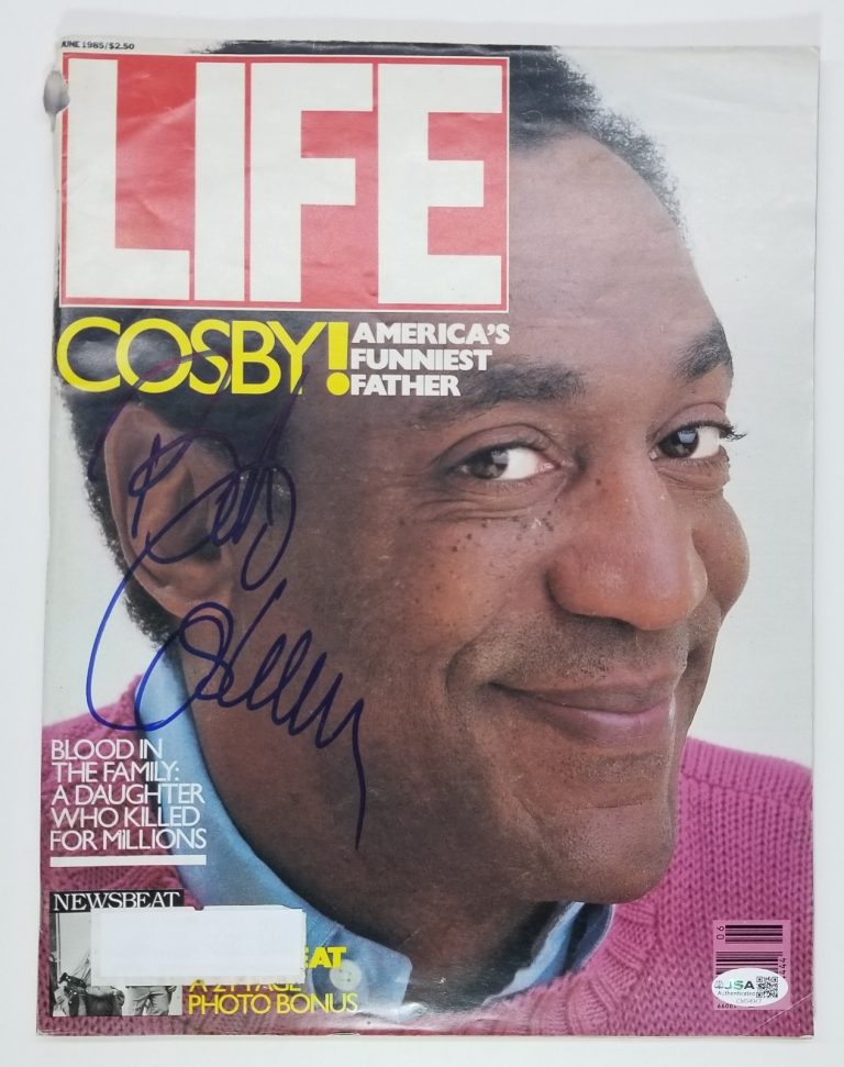 Bill Cosby REAL hand SIGNED 1985 Full Sized LIFE Magazine JSA COA Autographed