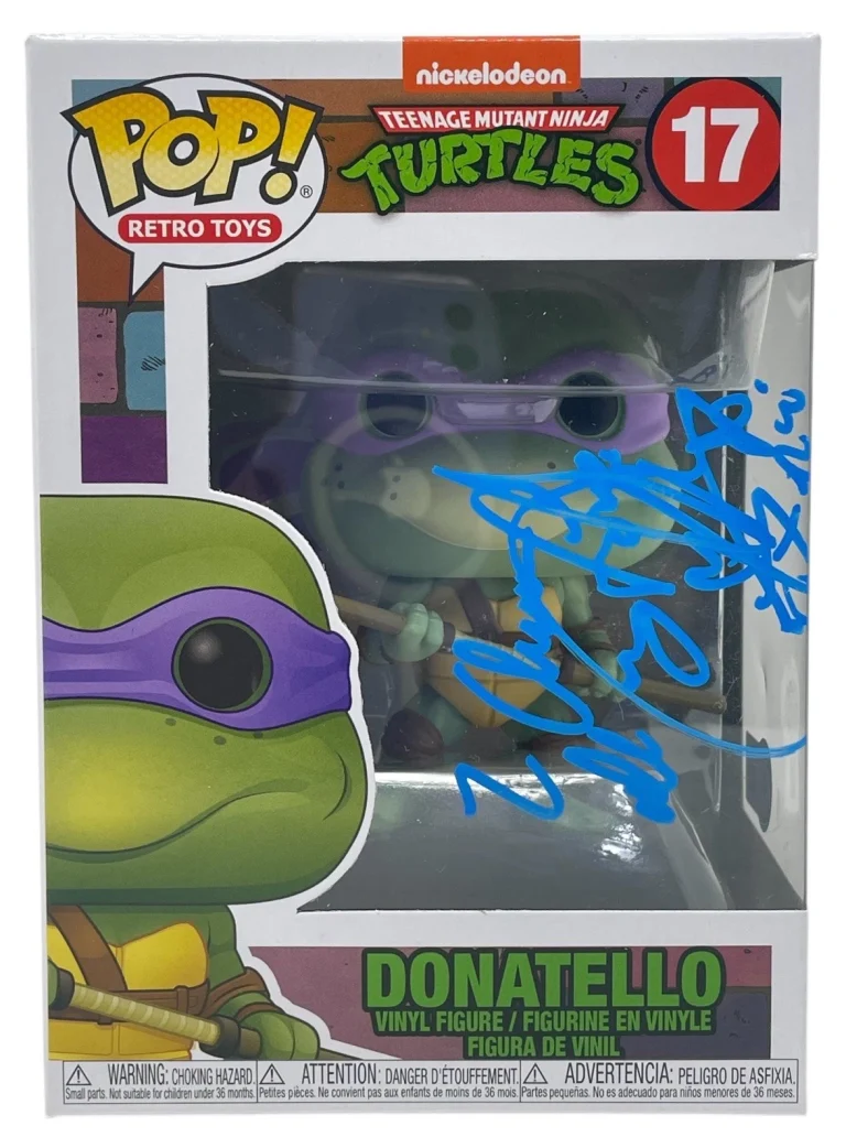 Corey Feldman Signed Autograph Donatello Funko Pop Ninja Turtles TMNT Beckett