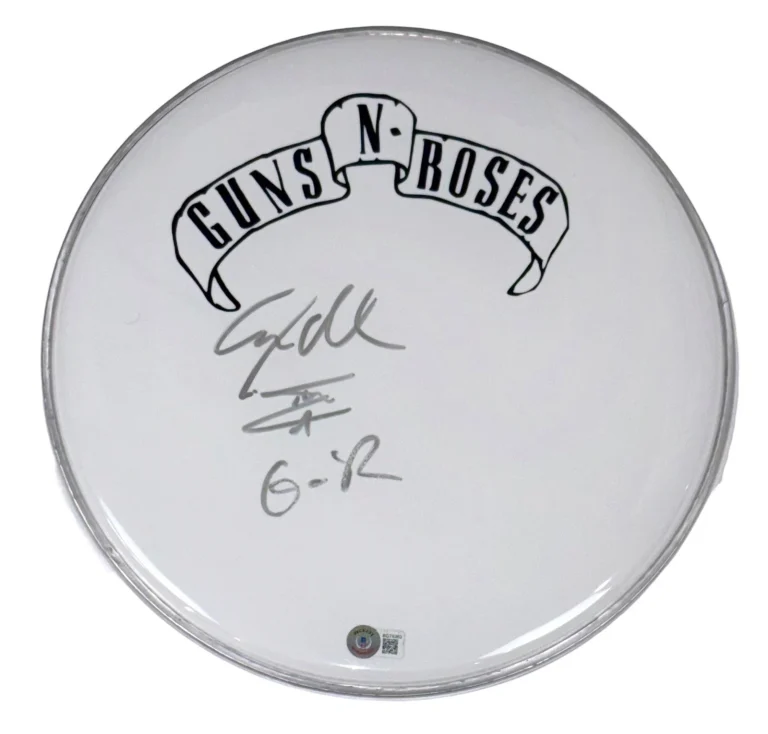 Steven Adler Guns N' Roses Signed Autograph 12