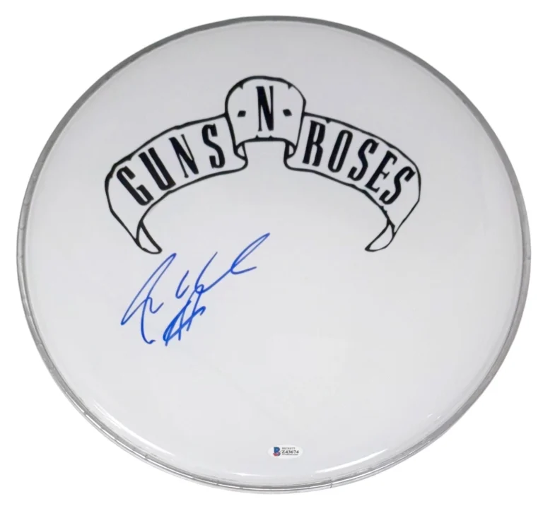 Steven Adler Guns N' Roses Signed Autograph 12