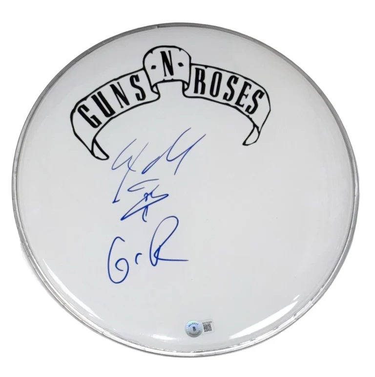 Steven Adler Guns N' Roses Signed Autograph 12