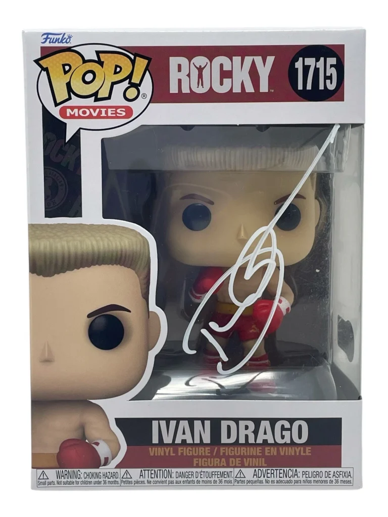 Dolph Lundgren Signed Rocky Ivan Drago Funko Pop #1715 Autograph Beckett COA