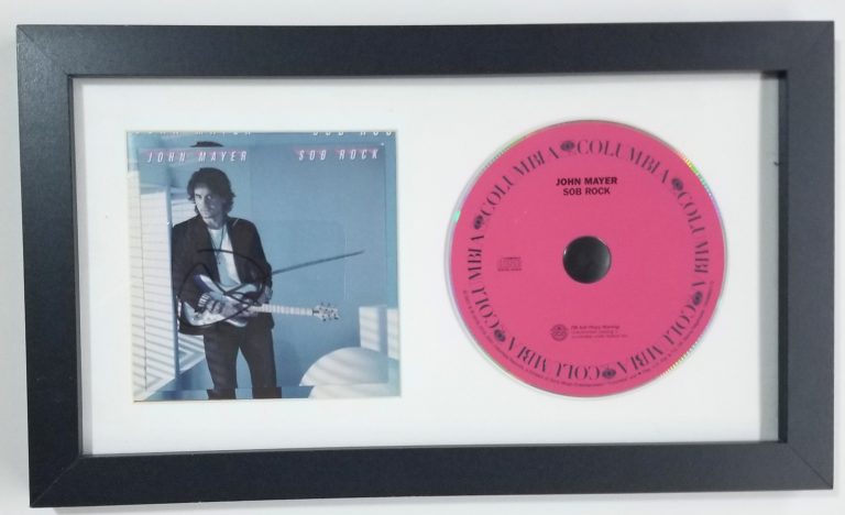 John Mayer REAL hand SIGNED Sob Rock CD Framed Display COA Autographed