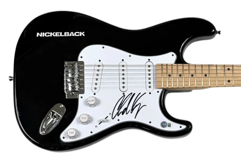 Chad Kroeger Nickelback Signed Autograph Electric Guitar Lead Singer Beckett COA