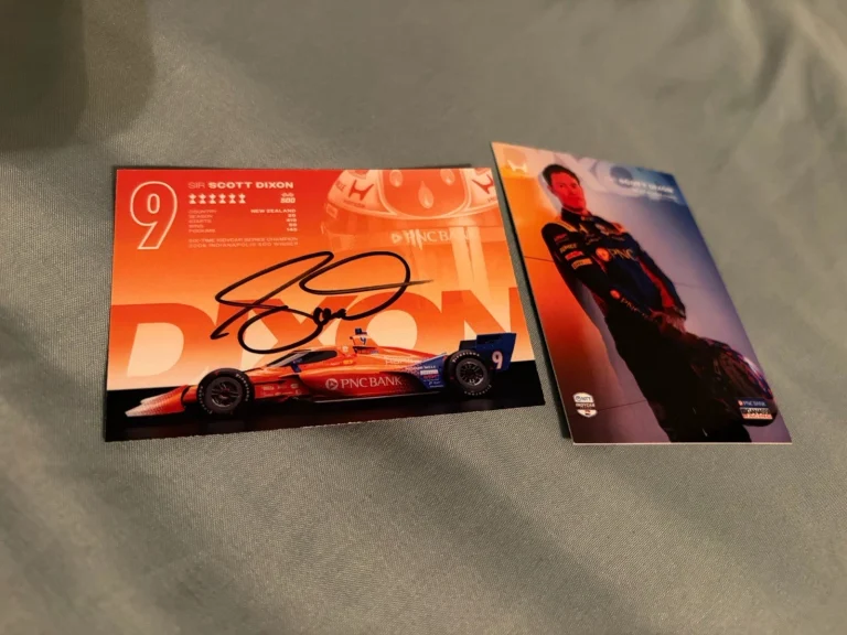 Scott Dixon Signed Indianapolis 500 Trading Card Indy Car 2026 Promo Hero