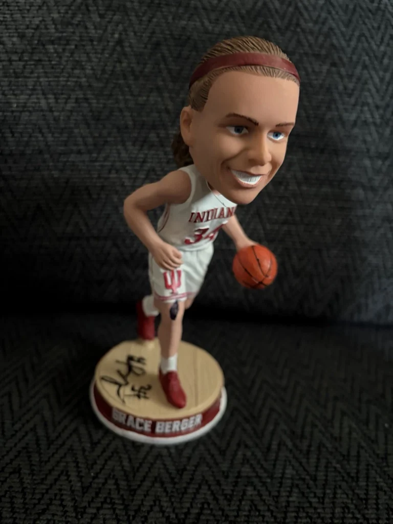 Grace Berger Signed BOBBLEHEAD New In box Limited 2000 Hoosiers Sga 2/28/26