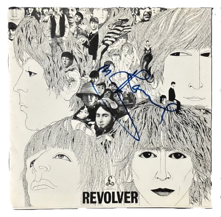 Paul McCartney Signed The Beatles Revolver CD Booklet Beckett BAS LOA