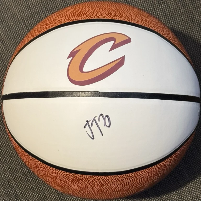 Jaylon Tyson Signed Autographed Cleveland Cavaliers Logo Basketball JSA COA