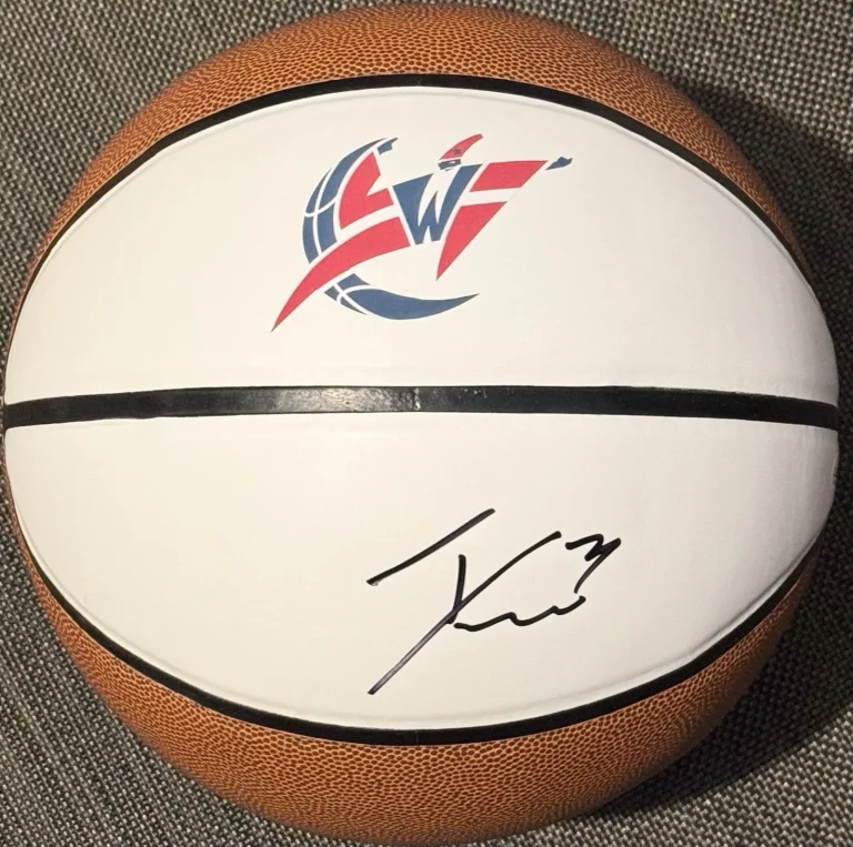 Trae Young Signed Autographed Washington Wizards Logo Basketball JSA COA