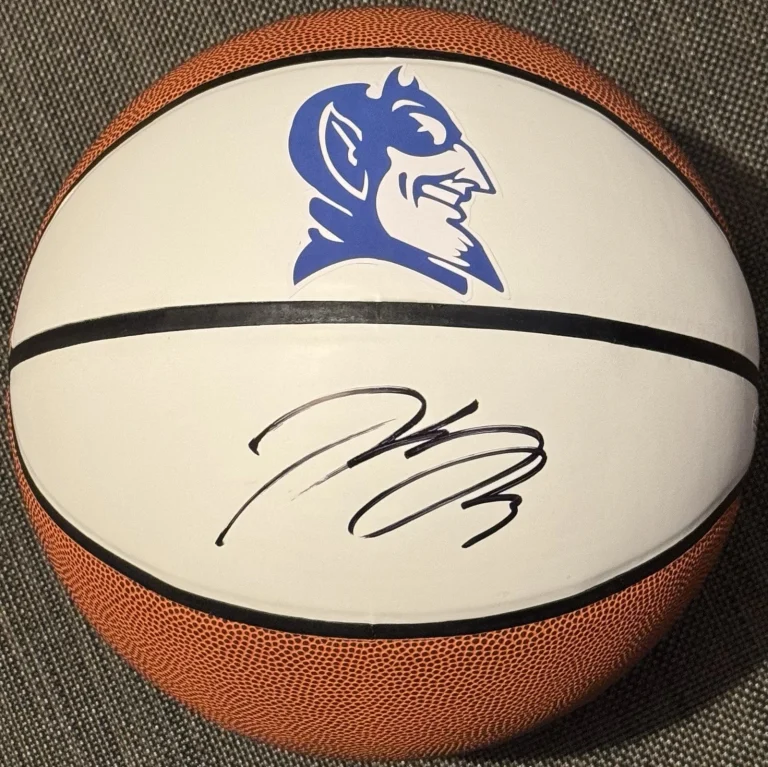 Brandon Ingram Signed Autographed Duke Blue Devils Logo Basketball JSA COA