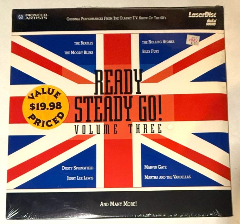 Ready Steady Go Vol 3 LaserDisc SEALED Beatles Rolling Stones Marvin Gaye Rare