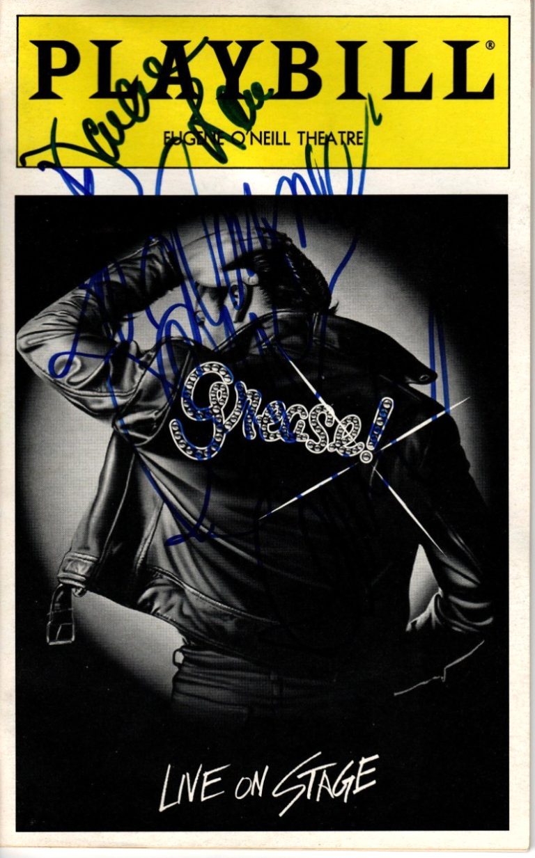 Darlene Love Dominique Dawes REAL hand SIGNED Grease Live on Stage Playbill COA