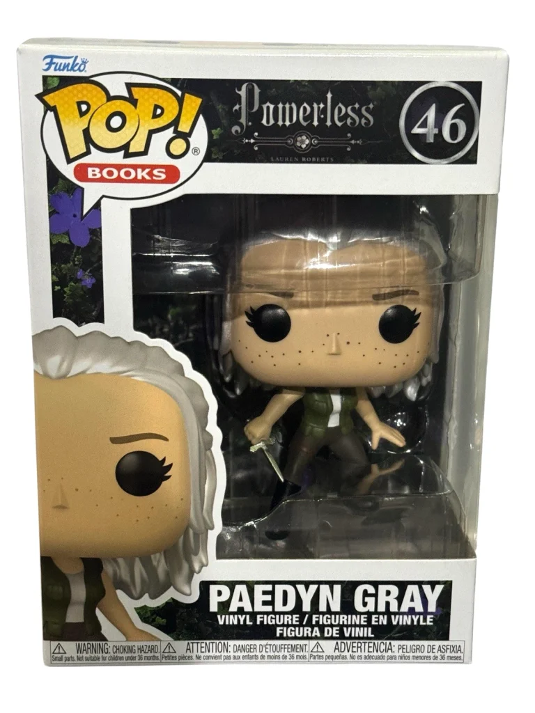 FUNKO POP! BOOKS POWERLESS PAEDYN GRAY #46 Figure with protector NEW in hand