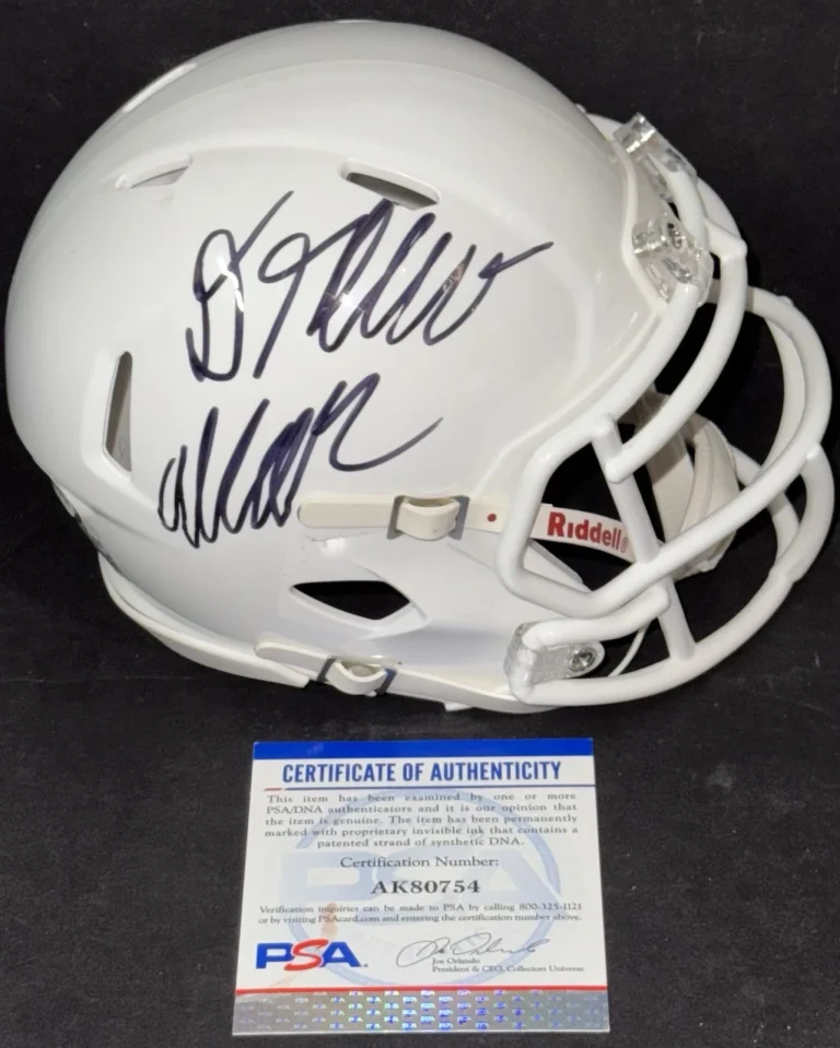 Drew Allar Signed Autographed Penn State Nittany Lions Mini Helmet PSA/DNA