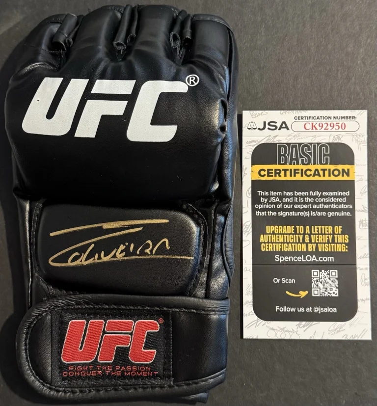 Charles Oliveira Signed Autographed UFC Fighter Glove MMA Champ JSA COA