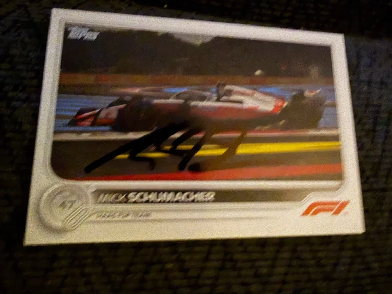 Formula 1 Indy Car Trading Card Indianapolis 500 Signed Mick Schumacher