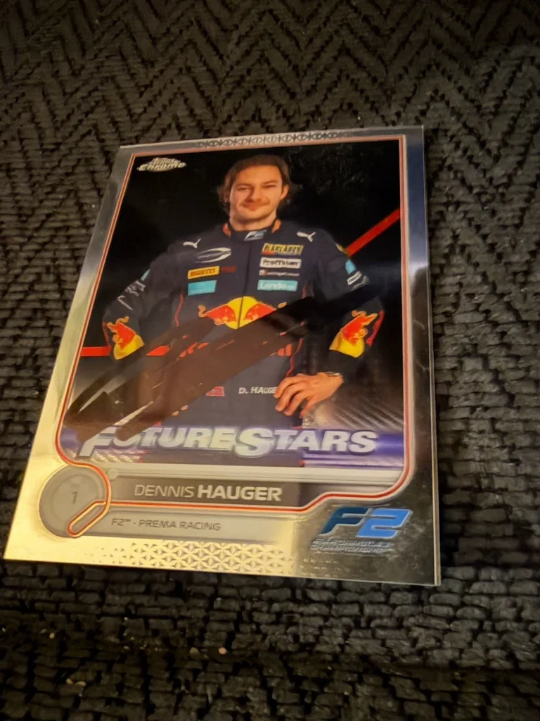 Dennis Hauger Signed Indianapolis 500 Trading Card Indy Car Formula 1 One 2