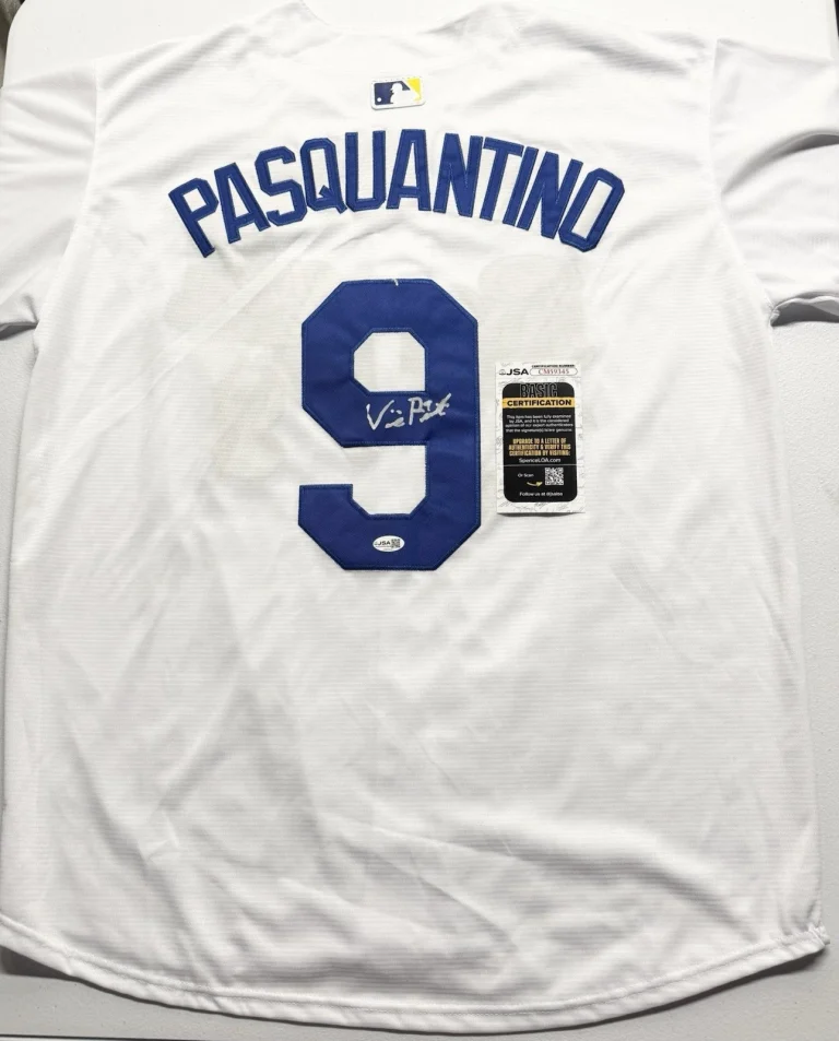Vinnie Pasquantino Signed Autographed Kansas City Royals Jersey JSA COA
