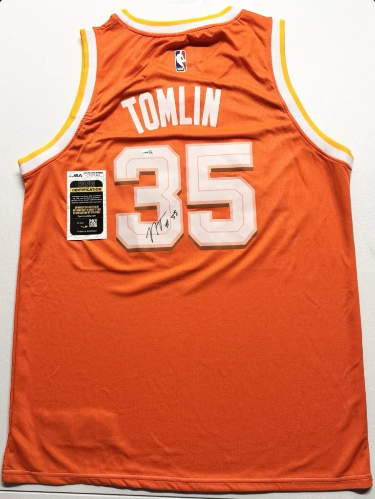 Nae'Qwan Tomlin Signed Autographed Cleveland Cavaliers Basketball Jersey JSA COA