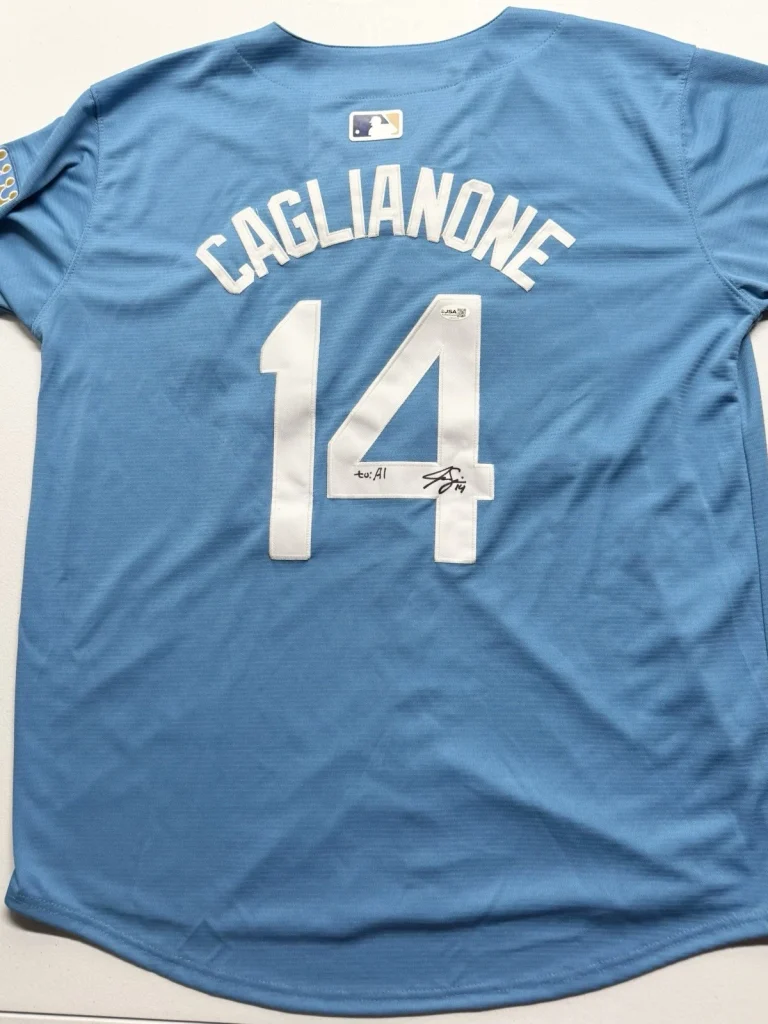 Jac Caglianone Signed Autographed Kansas City Royals Jersey JSA COA