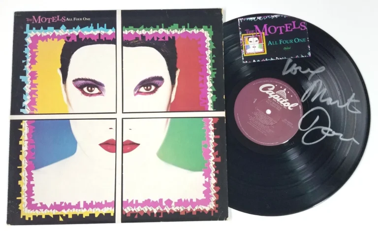 Martha Davis of The Motels hand SIGNED All Four One Record Vinyl COA Autographed