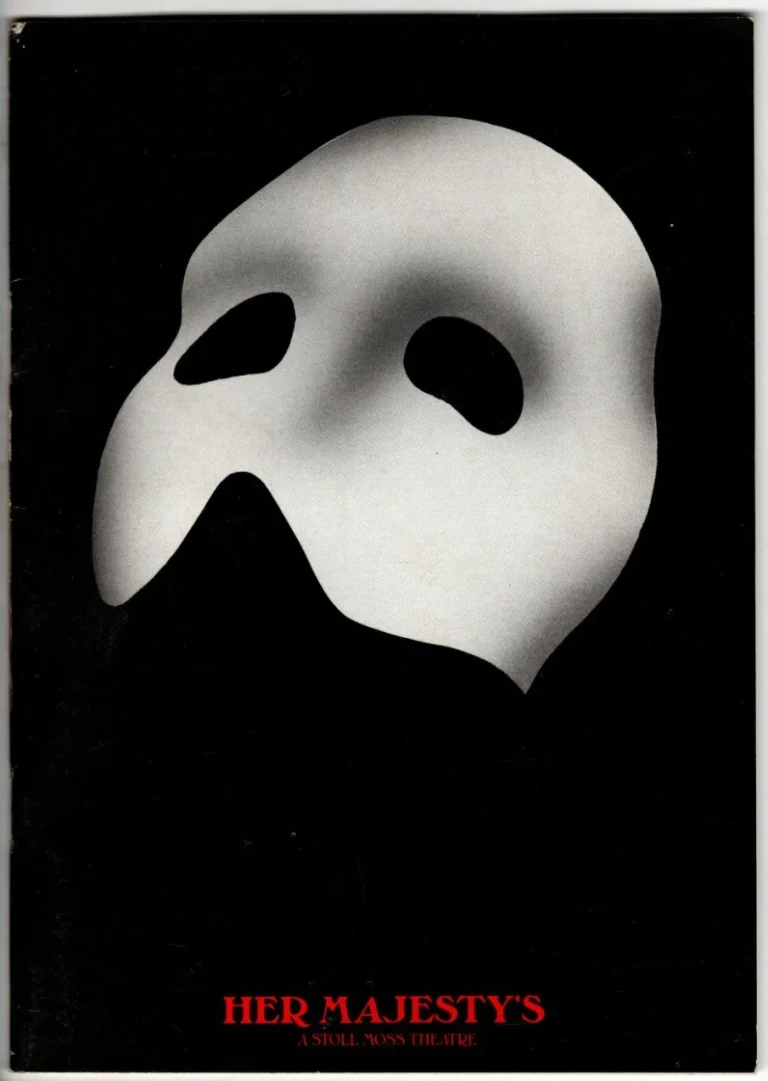 Phantom Of The Opera 1986 Preview Stoll Moss Playbill Theater Crawford Brightman