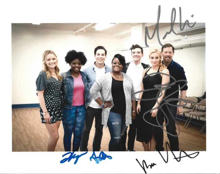 How to Succeed in Business Without Really Trying cast SIGNED Photo #2 COA by 4