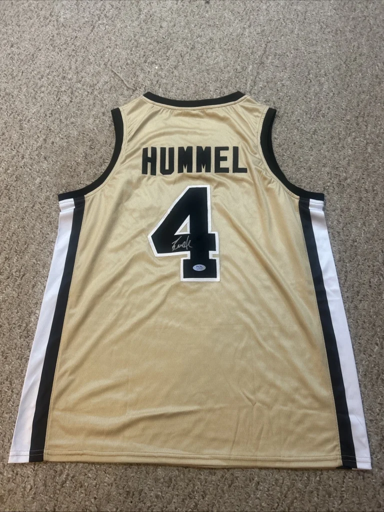 PURDUE BOILERMAKERS- ROBBIE HUMMEL SIGNED AUTOGRAPH JERSEY PSA COA BASKETBALL