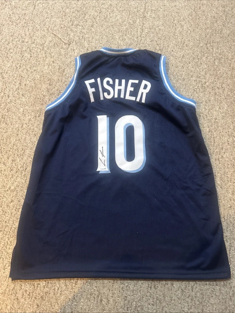 VILLANOVA WILDCATS- COREY FISHER SIGNED AUTOGRAPH JERSEY ACOA BASKETBALL STAR