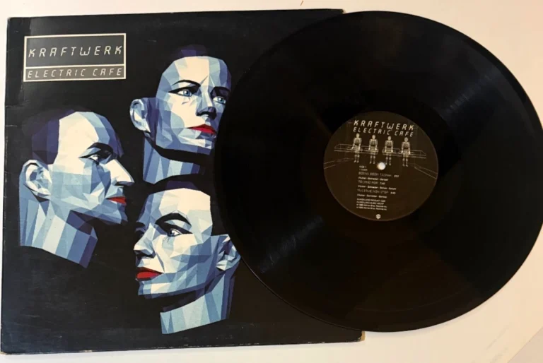 Kraftwerk Electric Cafe Vinyl LP 1986 Warner Bros WB 25525 Tested Plays Well