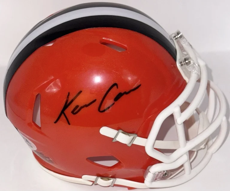 KC Concepcion Signed Autographed Cleveland Browns Mini Helmet PSA/DNA COA