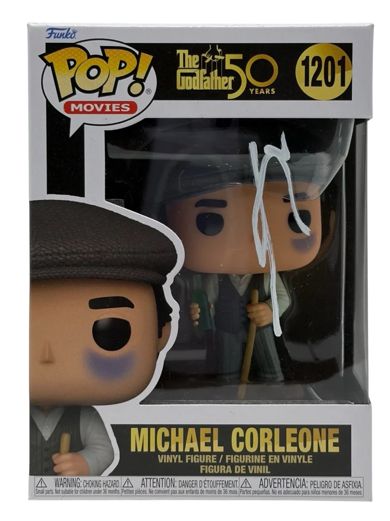 Al Pacino Signed Autograph Funko Pop The Godfather Michael Corleone Figure COA