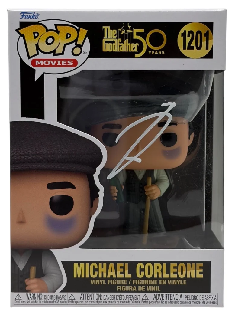 Al Pacino Signed Autograph Funko Pop  The Godfather Michael Corleone Figure COA