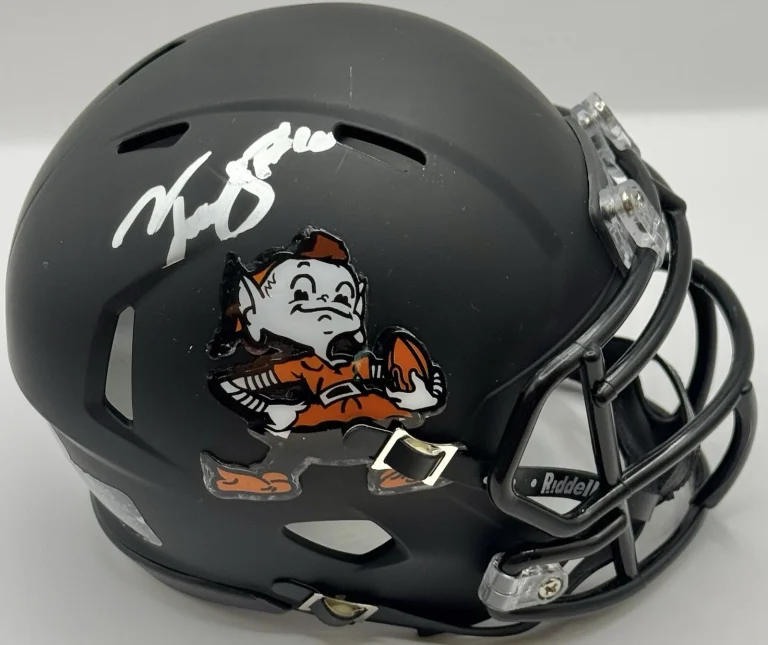 Taylen Green Signed Autographed Cleveland Browns Mini Helmet PSA/DNA COA