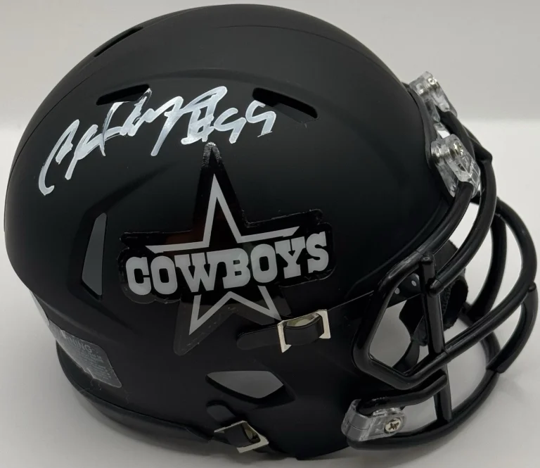 Chris Canty Signed Autographed Dallas Cowboys Mini Helmet PSA/DNA COA