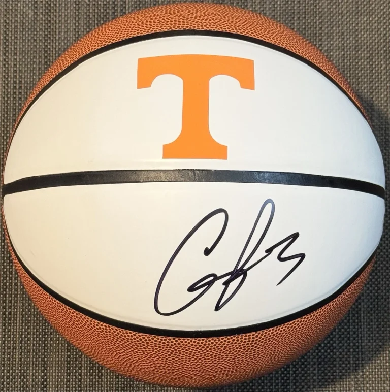 Candace Parker Signed Autographed Tennessee Volunteers Logo Basketball PSA/DNA