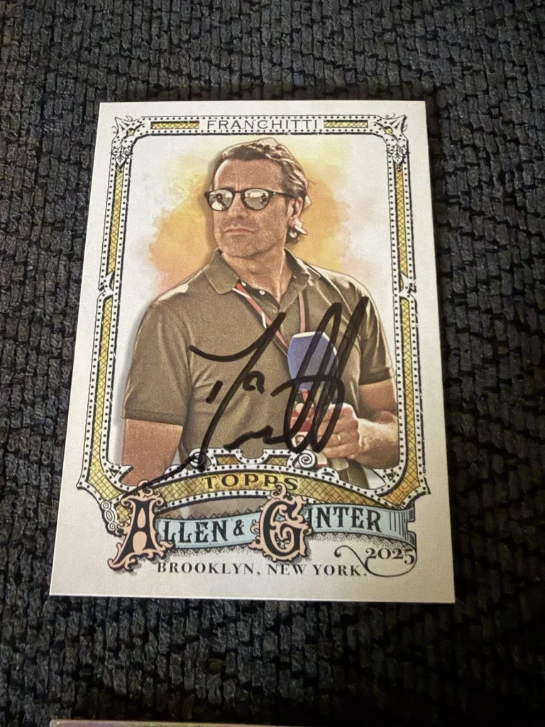 Dario Franchitti Signed Trading Card Autographed Allen & Ginter 2025