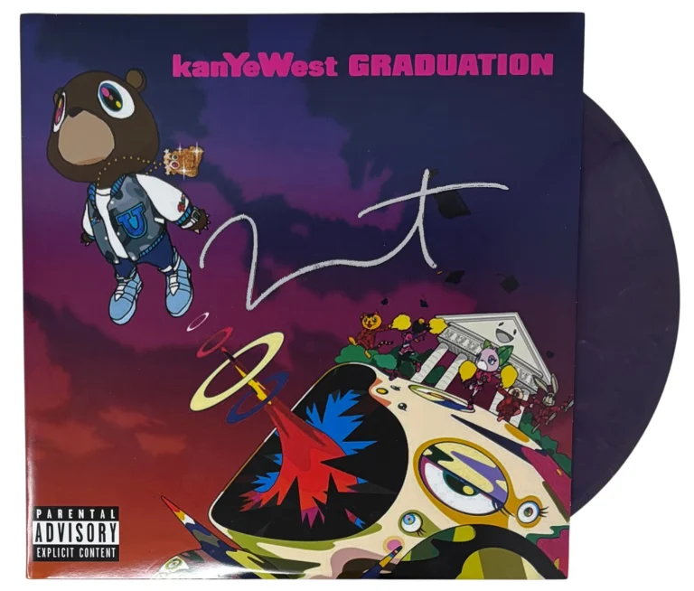Kanye West Signed Autograph Graduation Vinyl Record Album LP Ye Yeezy JSA COA
