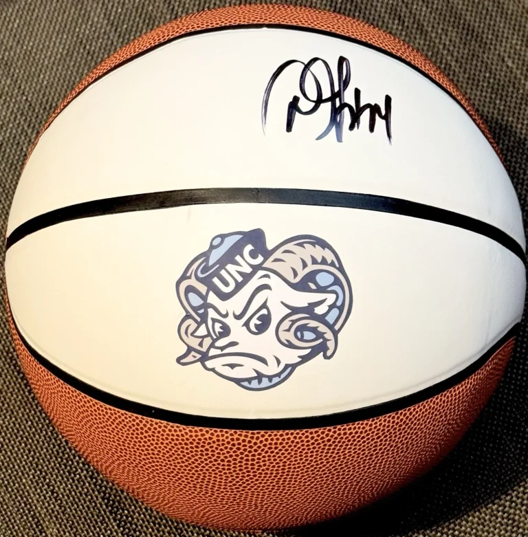 Danny Green Signed Autographed North Carolina Logo Basketball JSA COA